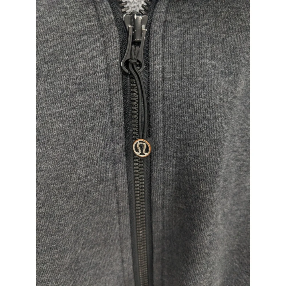 Lululemon Jacket Womens Small Gray Hug It Out Sweater Full Zip Athleisure Active